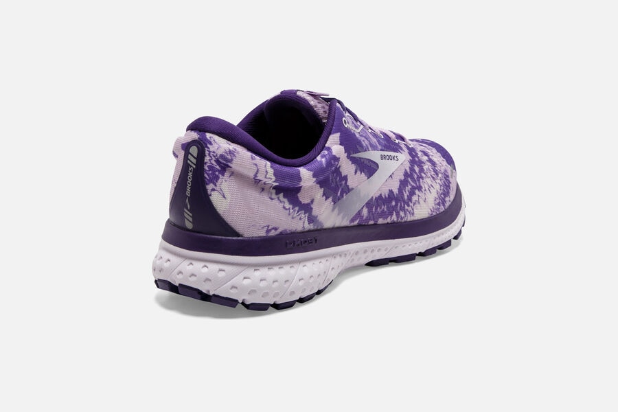 Ghost 13 Road Brooks Running Shoes NZ Womens - Purple/Silver/Black - BTYNJZ-254